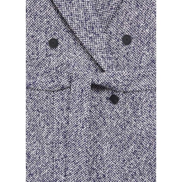 Mango Wrap Belted Coat Textured New - Picture 5 of 8